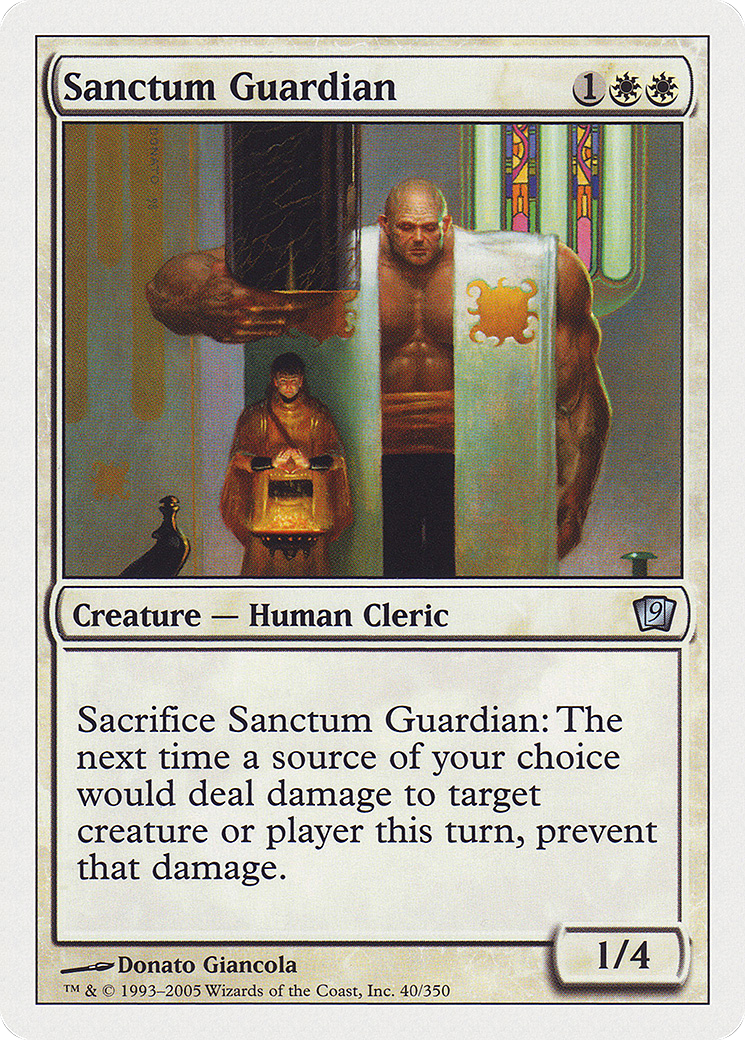 Sanctum Guardian (9ED-040) - Ninth Edition