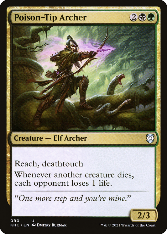 Poison-Tip Archer (KHC-090) - Kaldheim Commander