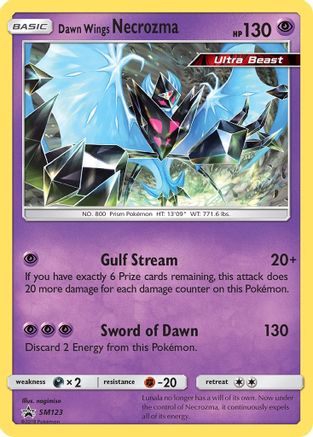 Dawn Wings Necrozma (SM123/248) - SM Promos Holofoil - Promo