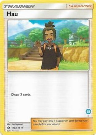 Hau () (Alolan Ninetales Half-Deck) (120) - SM Trainer Kit Alolan Sandslash & Alolan Ninetales  - Uncommon