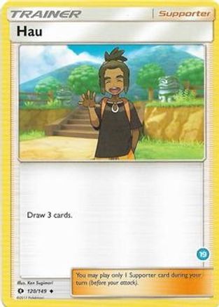 Hau () (Alolan Ninetales Half-Deck) (120) - SM Trainer Kit Alolan Sandslash & Alolan Ninetales  - Uncommon