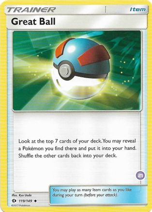 Great Ball (#, Alolan Sandslash Half-Deck) (21) - SM Trainer Kit Alolan Sandslash & Alolan Ninetales  - Uncommon