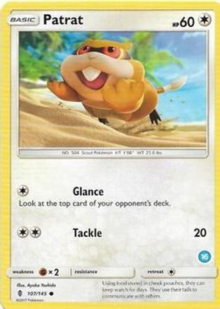 Patrat () (107) - SM Trainer Kit Alolan Sandslash & Alolan Ninetales  - Common