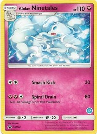 Alolan Ninetales (17) SM128 - SM Trainer Kit Alolan Sandslash & Alolan Ninetales