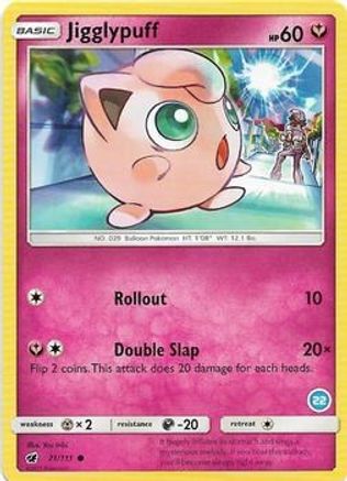 Jigglypuff () (21) - SM Trainer Kit Alolan Sandslash & Alolan Ninetales  - Common