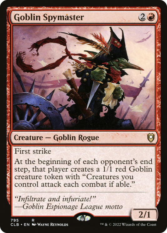 Goblin Spymaster (CLB-795) - Commander Legends: Battle for Baldur's Gate