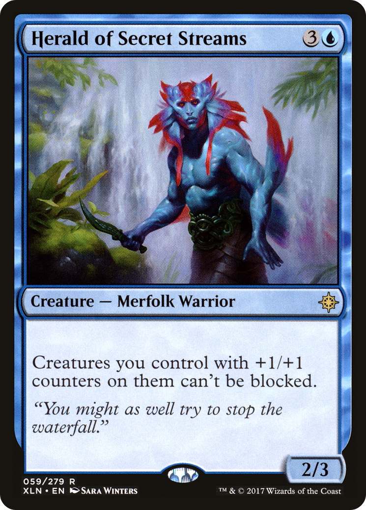 Herald of Secret Streams (XLN-059) - Ixalan Foil