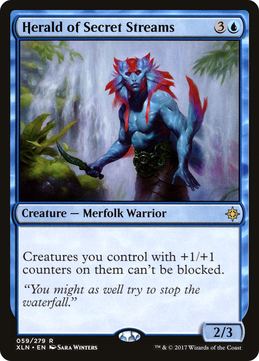 Herald of Secret Streams (XLN-059) - Ixalan Foil