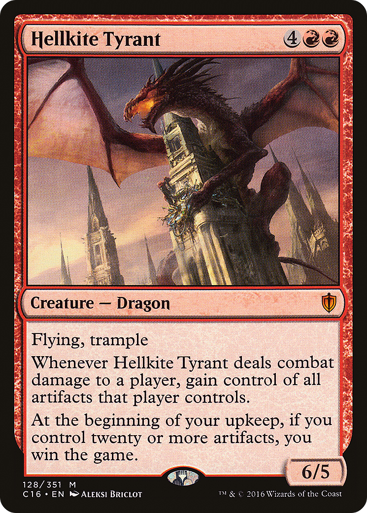 Hellkite Tyrant (C16-128) - Commander 2016