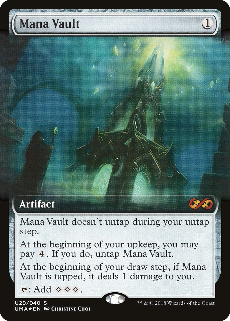 Mana Vault (PUMA-U29) - Ultimate Box Topper: (Extended Art) Foil