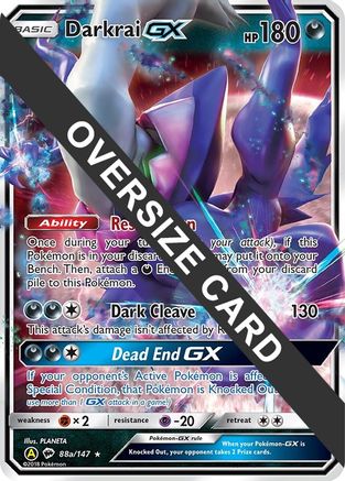 Darkrai GX - 88a/147 88a - Jumbo Cards Holofoil