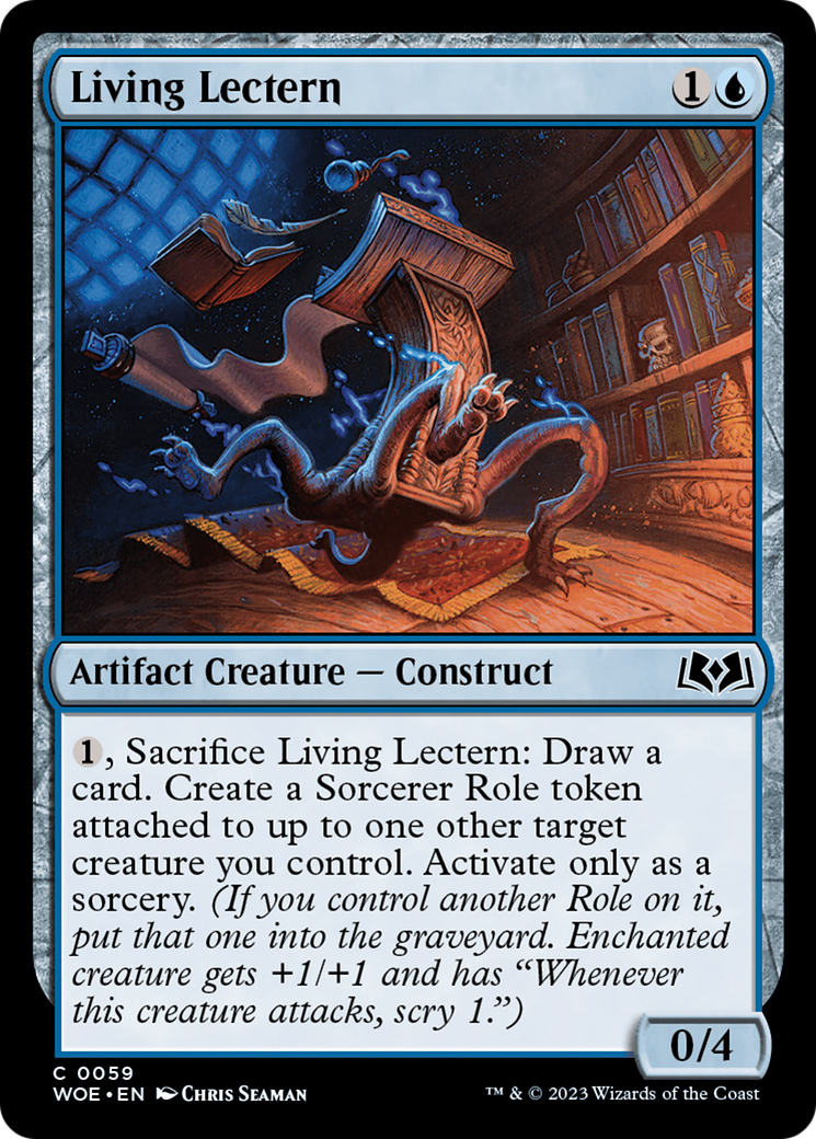Living Lectern  (WOE-059) - Wilds of Eldraine