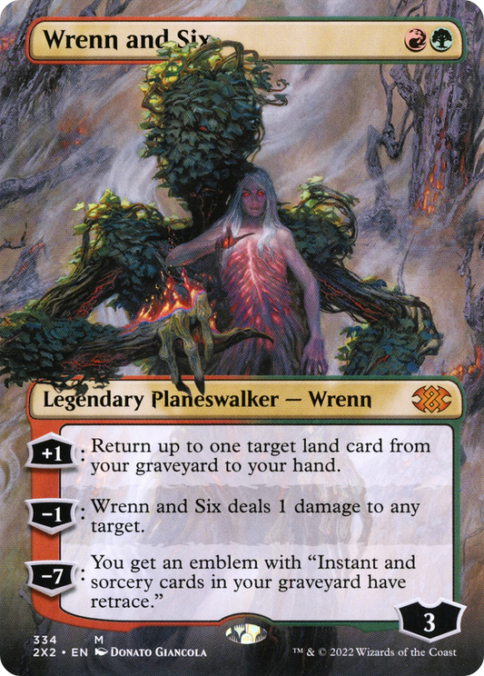 Wrenn and Six (2X2-334) - Double Masters 2022 (Borderless) Foil