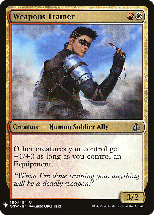 Weapons Trainer (PLST-OGW-160) - The List