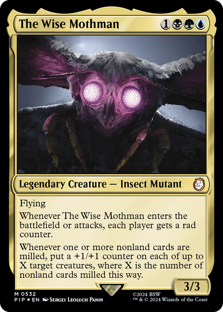 The Wise Mothman (PIP-532) - Fallout Foil