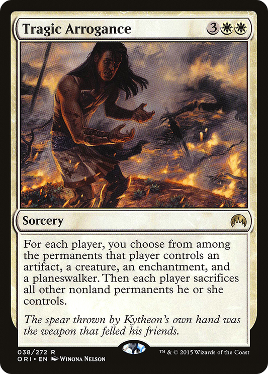 Tragic Arrogance (ORI-038) - Magic Origins Foil