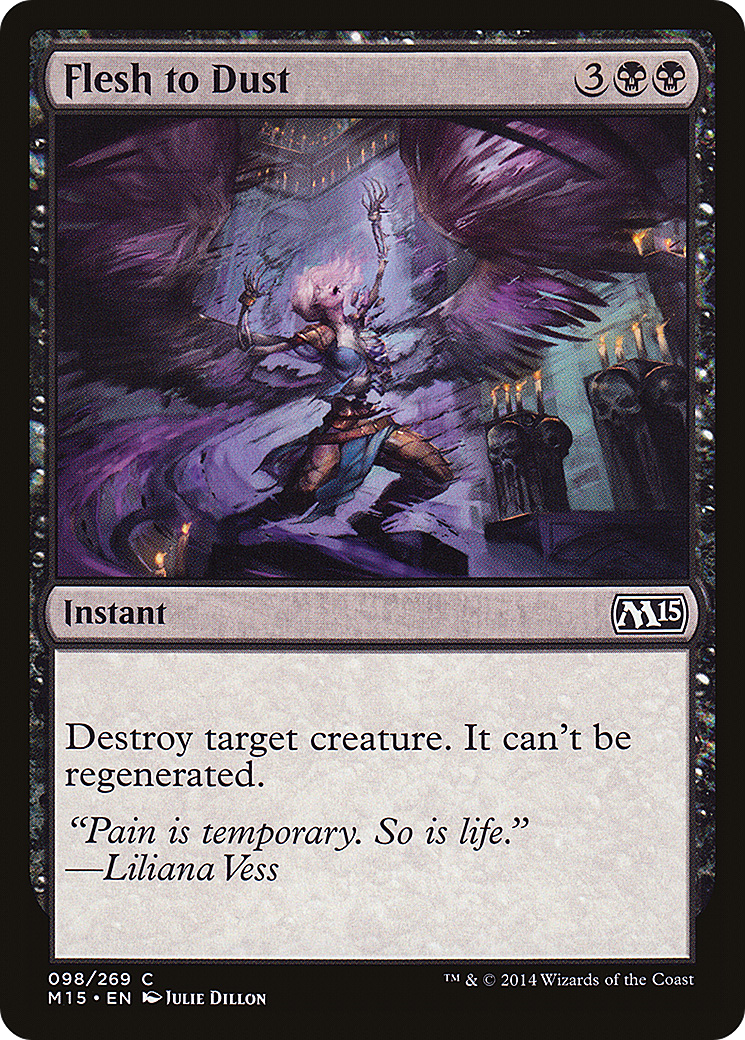 Flesh to Dust (M15-098) - Magic 2015