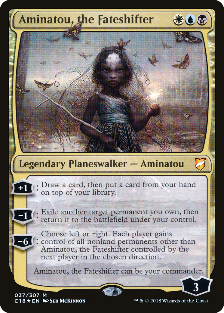 Aminatou, the Fateshifter (C18-037) - Commander 2018 Foil