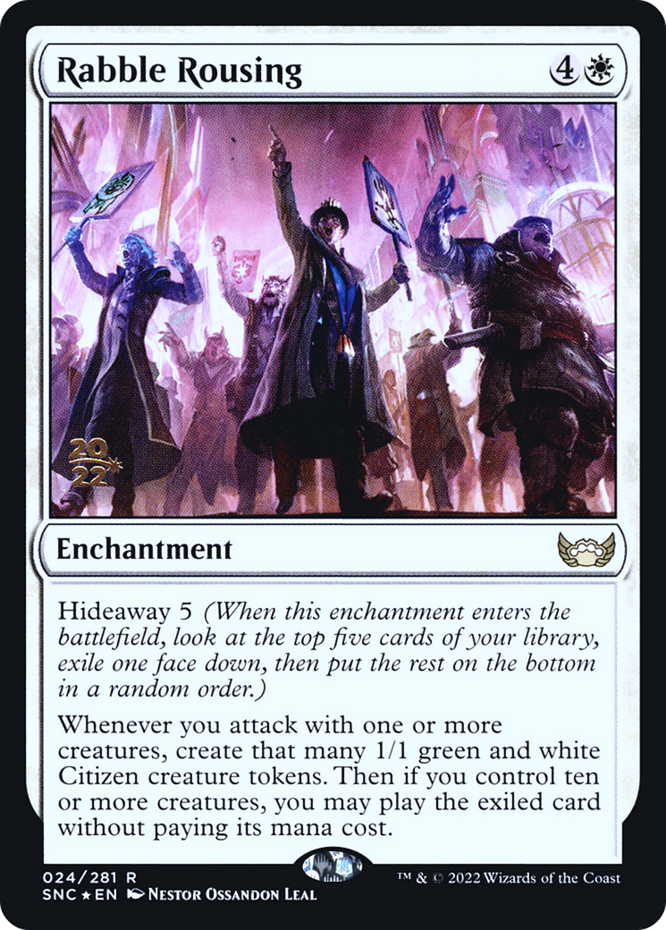 Rabble Rousing (PSNC-24S) - Streets of New Capenna Promos Foil