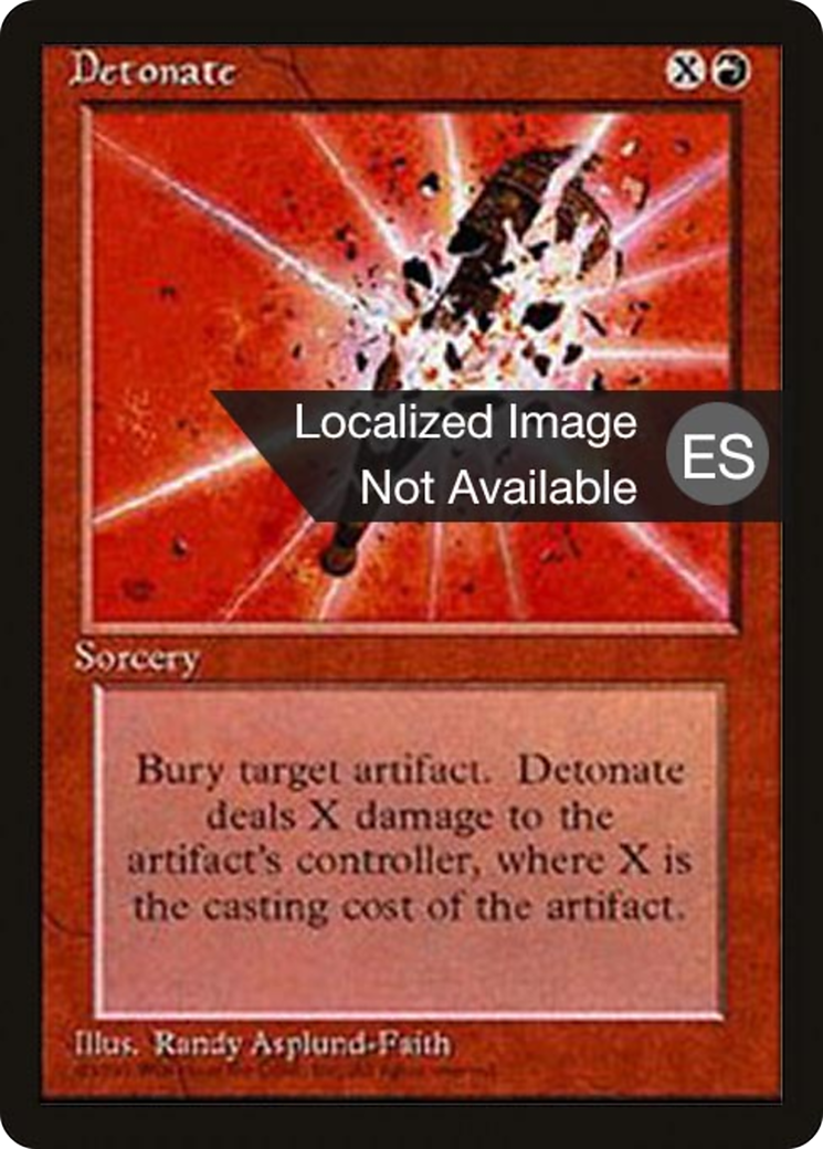 Detonate (4BB-184) - Fourth Edition Foreign Black Border