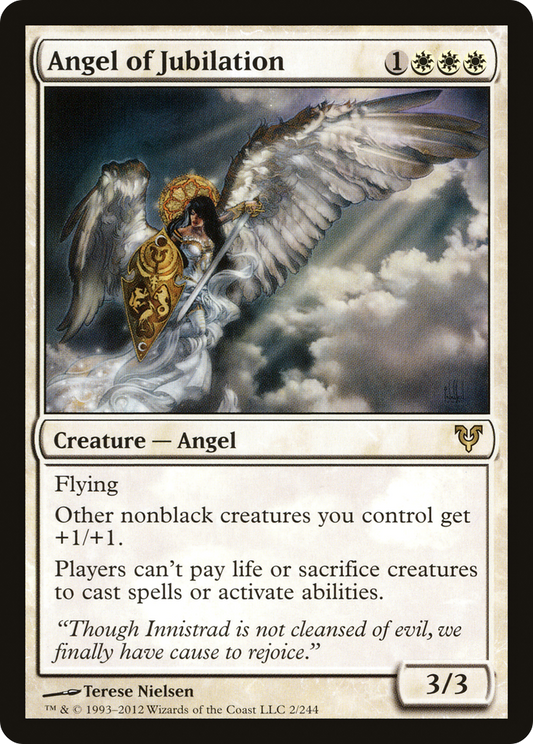 Angel of Jubilation (AVR-002) - Avacyn Restored Foil