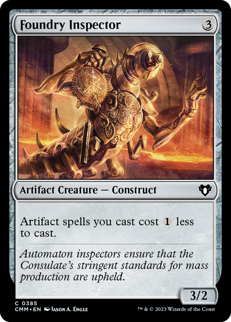 Foundry Inspector (CMM-385) - Commander Masters