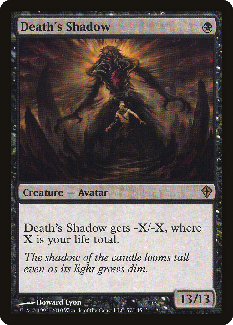 Death's Shadow (WWK-057) - Worldwake Foil