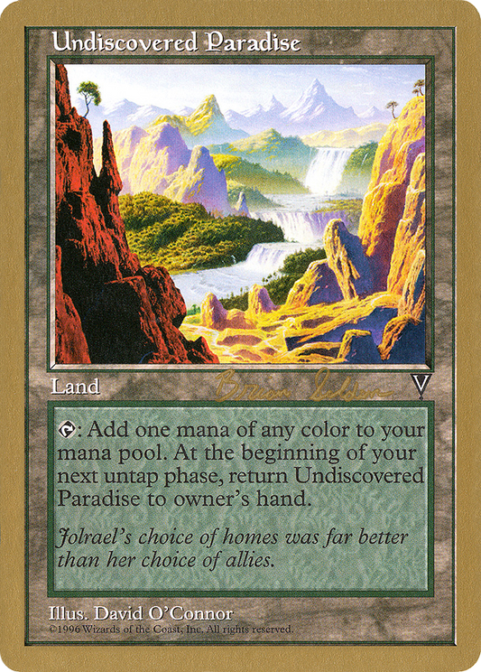 Undiscovered Paradise (WC98-BS167) - World Championship Decks 1998