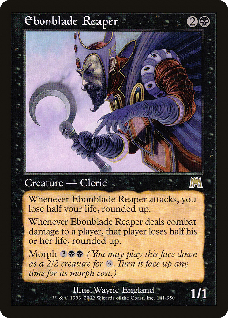 Ebonblade Reaper (ONS-141) - Onslaught Foil