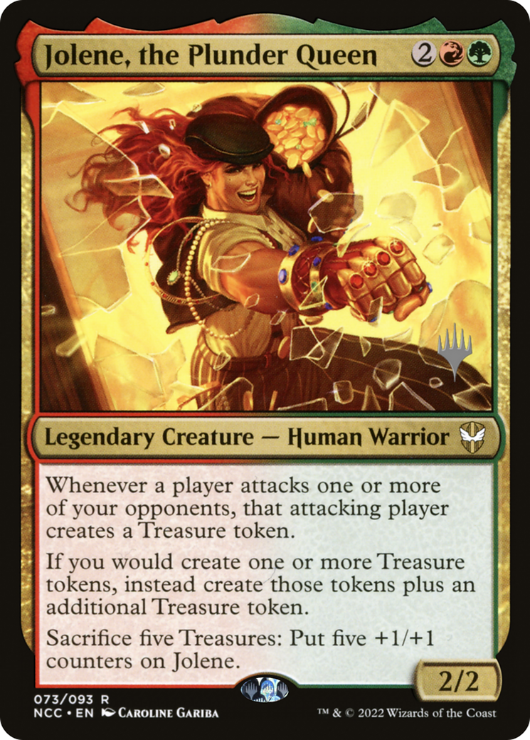 Jolene, the Plunder Queen (PNCC-73P) - New Capenna Commander Promos Foil