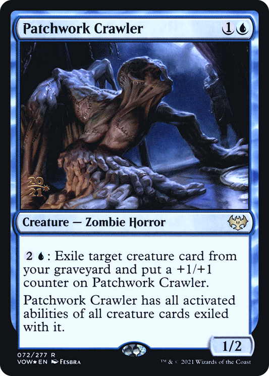 Patchwork Crawler (PVOW-72S) - Innistrad: Crimson Vow Promos Foil