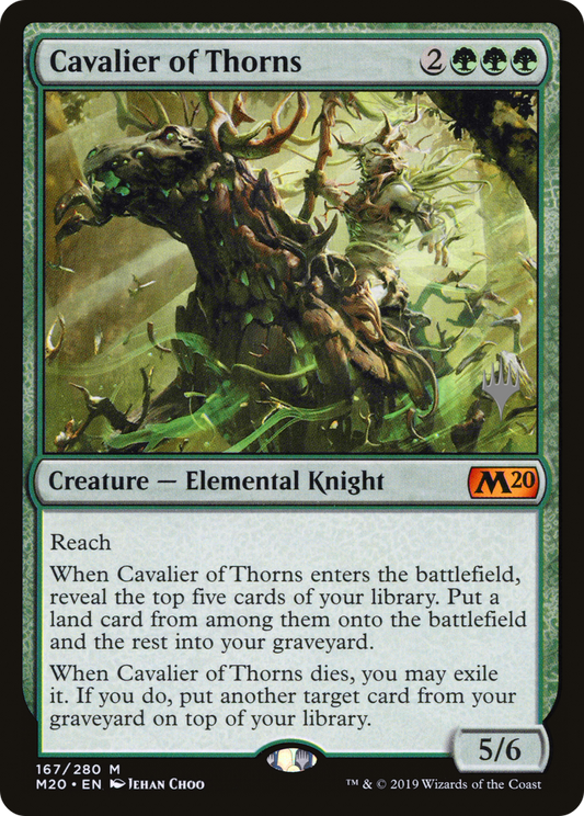 Cavalier of Thorns (PM20-167P) - Core Set 2020 Promos