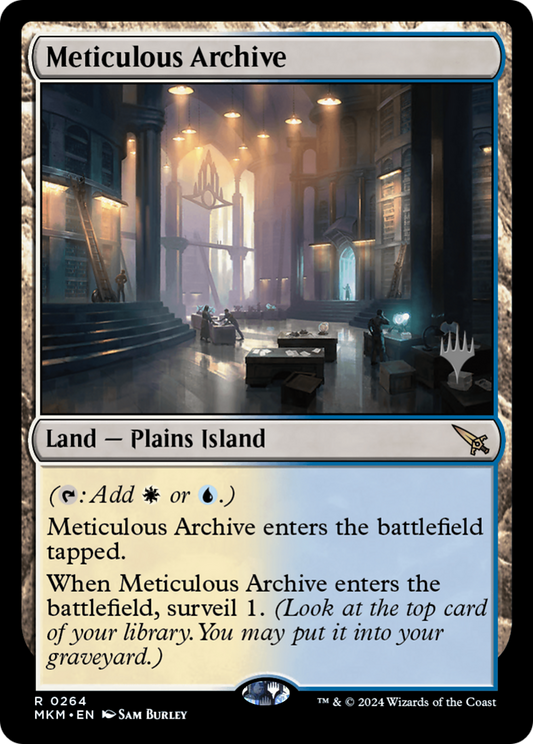 Meticulous Archive (PPMKM-264) - Murders at Karlov Manor Promos (Promo Pack) Foil