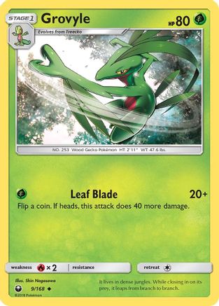 Grovyle 9/168 - Celestial Storm