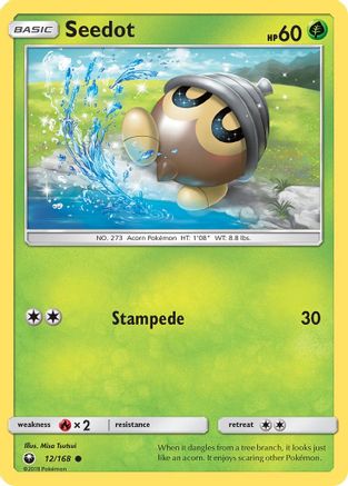 Seedot 12/168 - Celestial Storm Reverse Holofoil