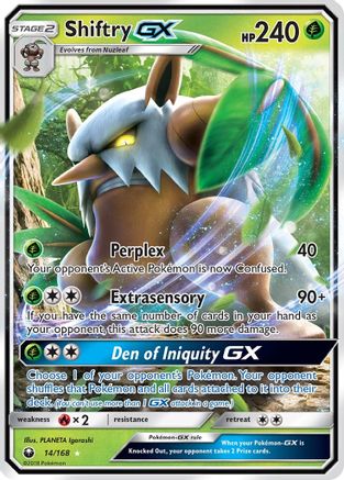 Shiftry-GX 14/168 - Celestial Storm Holofoil