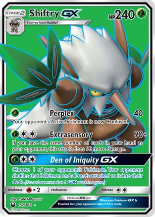 Shiftry-GX 152/168 - Celestial Storm Holofoil