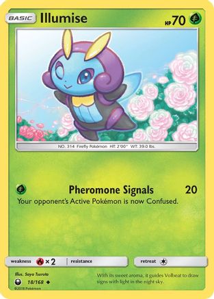Illumise (18/168) - SM  Celestial Storm Reverse Holofoil - Uncommon