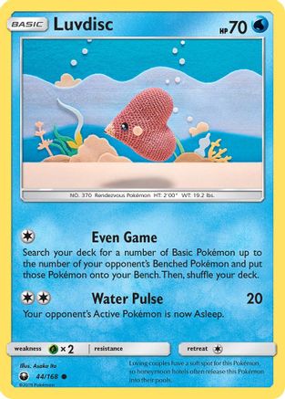 Luvdisc (44/168) - SM  Celestial Storm Reverse Holofoil - Common