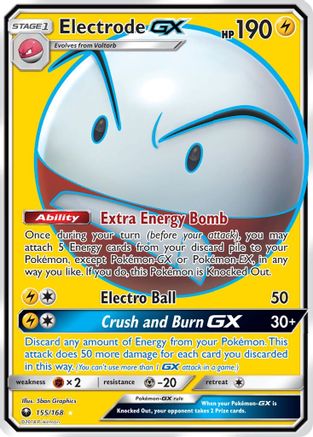 Electrode GX (Full Art) 155 - SM  Celestial Storm Holofoil - Ultra Rare