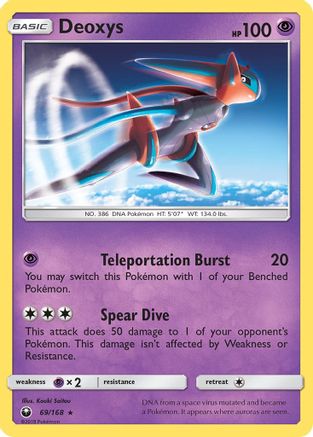Deoxys (69/168) - SM  Celestial Storm  - Rare