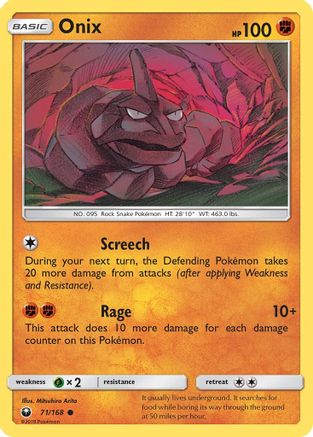 Onix (71/168) - SM  Celestial Storm  - Common