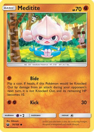 Meditite (76/168) - SM  Celestial Storm  - Common