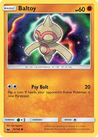 Baltoy (78/168) - SM  Celestial Storm  - Common