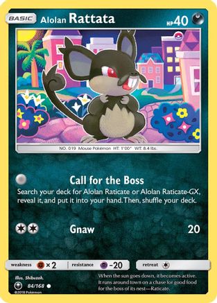 Alolan Rattata (84/168) - SM  Celestial Storm  - Common