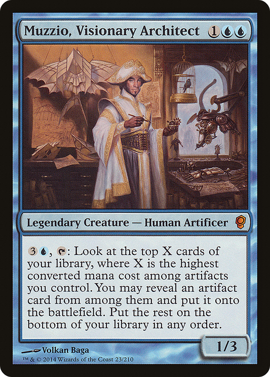 Muzzio, Visionary Architect (CNS-023) - Conspiracy Foil