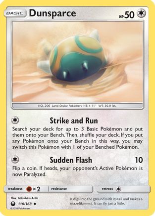 Dunsparce 110/168 - Celestial Storm Reverse Holofoil