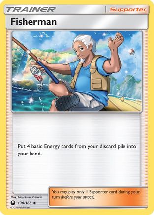 Fisherman (130/168) - SM  Celestial Storm Reverse Holofoil - Uncommon