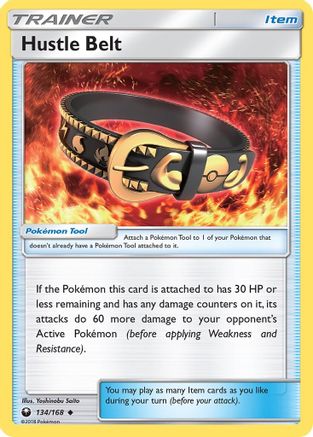 Hustle Belt (134/168) - SM  Celestial Storm  - Uncommon