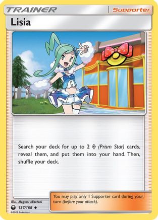 Lisia 137/168 - Celestial Storm Reverse Holofoil